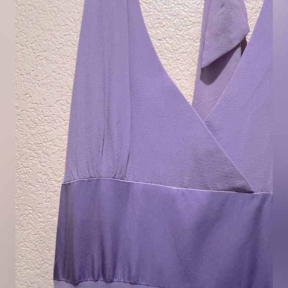 Beautiful Donna Ricco Halter Marilyn Monroe Style Aline Lavender Dress - Picture 3 of 6